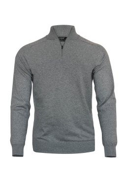 Elegant 1/4-Zip, grey
