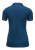 Woman Stretch deluxe V-neck polo, indigo