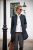Woman urban style quilted jacket, navy