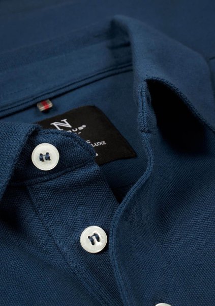 Zoom bild av Stretch deluxe polo, indigo